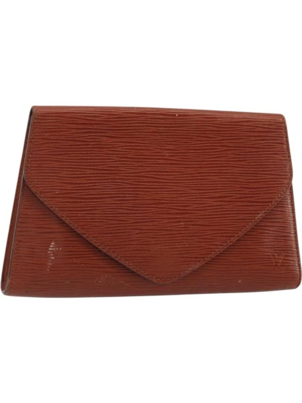 LOUIS VUITTON Epi Art Deco Clutch Bag Brown M52633